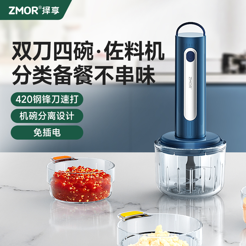 ZMOR“碎碎熊”多功能佐料绞碎机