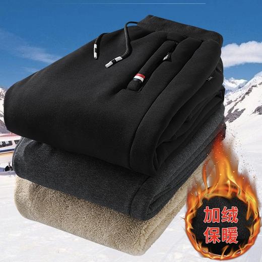 昆潮 羊羔绒加厚保暖休闲长裤（多色） 商品图5