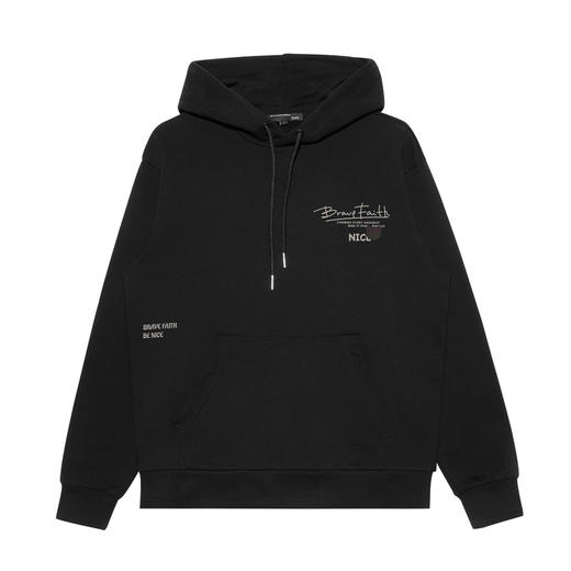 GXG男装秋季简约休闲柔软舒适时尚个性宽松运动连帽款男式卫衣K&C 商品图2