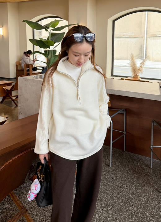 美丽奴羊毛立领毛衣，现货 商品图5