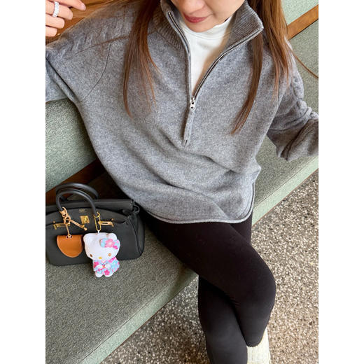 美丽奴羊毛立领毛衣，现货 商品图9