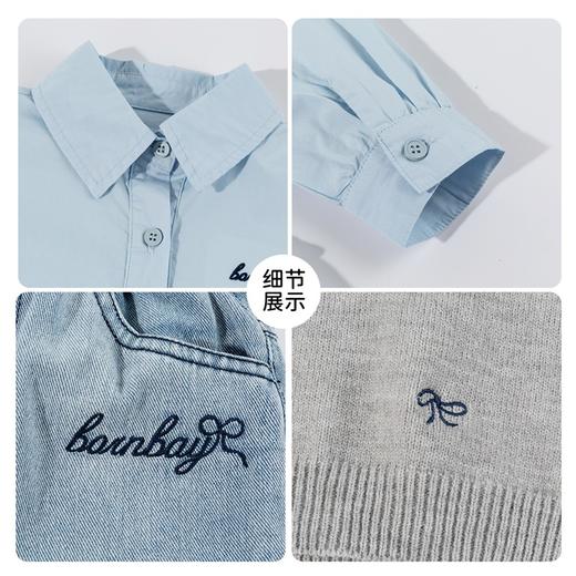 贝贝怡女童三件套套装ZB1FT021 商品图5