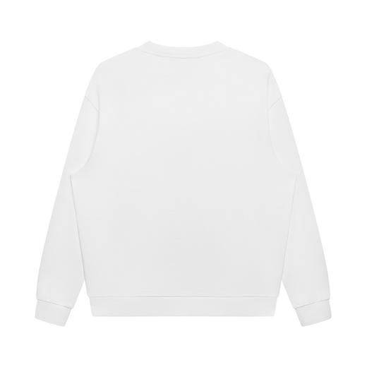 GXG男装【100%棉】26春季纹理方块小狗印花简约百搭男式圆领卫衣K&C 商品图1