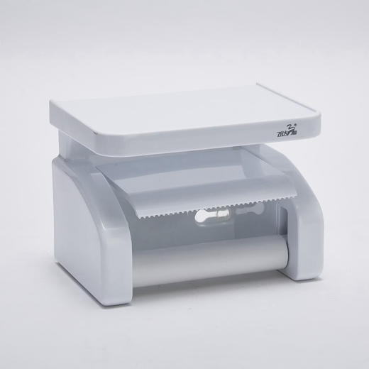 NITORI宜得利家居 壁挂式厕所卫生间免打孔强力吸壁卷筒纸巾架纸巾盒 商品图2