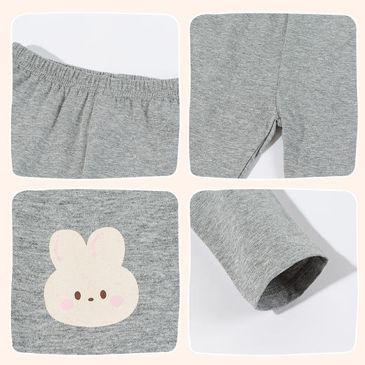 贝贝怡童装女童打底裤休闲风运动裤2026春季新款儿童外穿紧身裤子ZB1FK020 商品图7