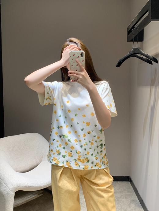 只可换码！不可退！迪奥  26Ss早春新款 碎花圆领短袖T恤（DQJ*MM） 商品图2