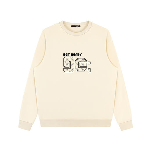 GXG男装【创意字母】时尚潮流男女同款运动休闲情侣款圆领卫衣K&C 商品图4