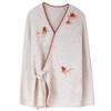 牧衣游原创 羊绒混织手工刺绣毛织外套软糯轻盈系带开衫 好时节 商品缩略图4