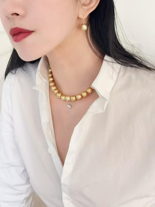 【新年优惠特价】缅甸TASAKI金珠耳钩·18k金镶嵌 商品图0