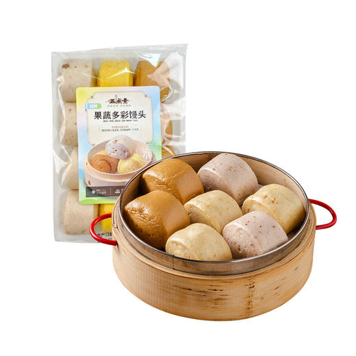 五点素 纯素馒头 板栗南瓜馒头 坚果藜麦馒头 鲜酵红糖馒头 果蔬多彩馒头 有机石磨面粉 老面发酵 生态0添加食材 商品图5