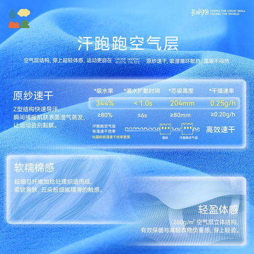 【立领空气层外套】森林棠26春汗跑跑轻盈舒适吸湿速干儿童运动外套21361084【HZ】 商品图3