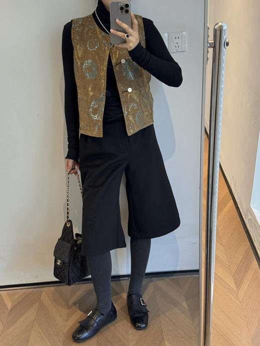 新年双面穿国风马甲背心 商品图1