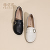 真皮软底乐福鞋女平底皮带扣单鞋舒适百搭妈妈鞋6C6898-17 商品缩略图2