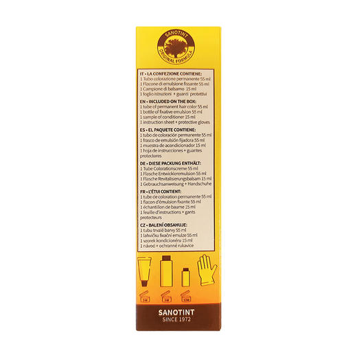 [丹麦]圣丝婷植物染发膏（多色可选）125毫升.Sanotint color hair 125ml 商品图8