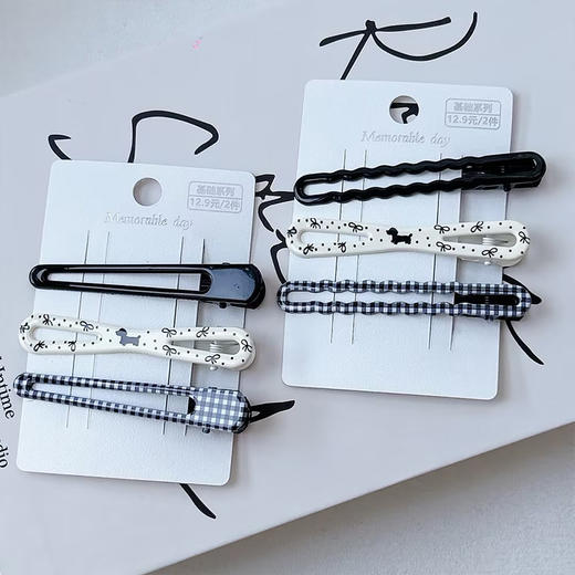 基础刘海夹 碎发夹不伤发 发夹-纪念日百货门店同款169149151 商品图4