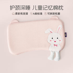 多喜爱 嘟比乐园慢回弹儿童记忆枕（婴儿粉）（宝宝蓝）