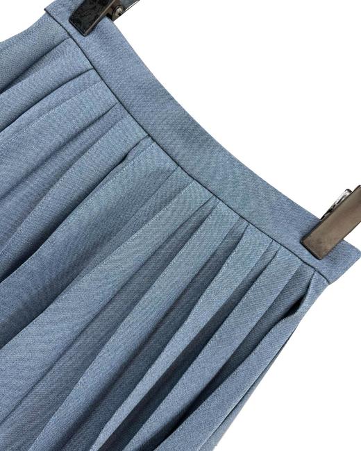 女款高腰A字百褶半身裙 可配套装hu010 商品图2