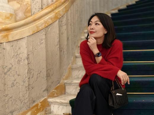 100%山羊绒圆领拉绒上衣 商品图1