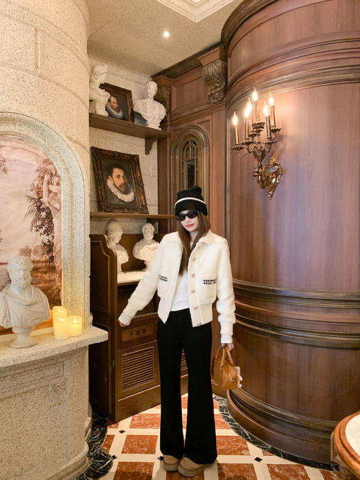 <曾小咸推荐>现货秒杀 ！微信超特价！小香风羊羔毛绒短外套 日常299.99 立减160 秒杀139.99！！ 商品图5