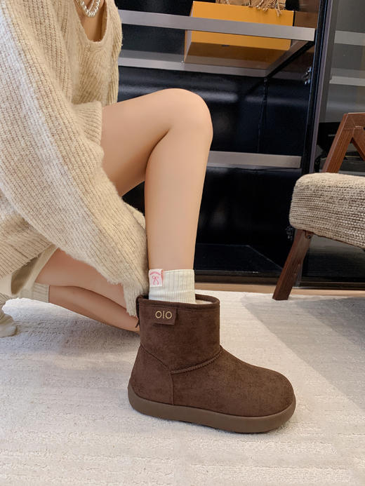 【HF】无忧购“清仓福利”小土豆厚底勃肯短靴女冬季复古加绒保暖毛毛雪地靴5501/5502/5509（截单后3-5天发货） 商品图2