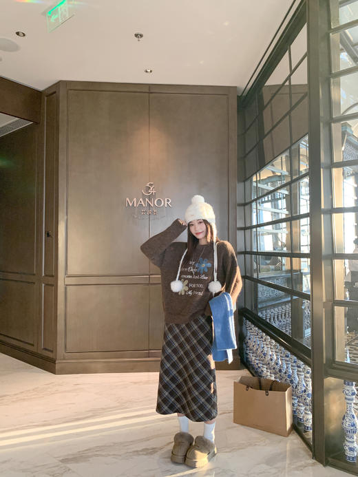 <曾小咸推荐>现货秒杀 ！微信超特价！韩系复古花朵毛衣 日常189.99 立减100 秒杀89.99！！ 商品图6