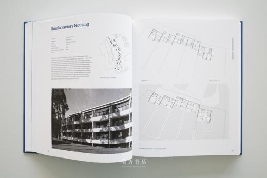 20世纪欧洲最经典的87个住房项目详细测绘图纸集（佩雷、柯布、阿尔托、伍重、罗西、塔沃拉、西扎等大师之作云集） Housing Atlas Europe 20th Century 商品图4