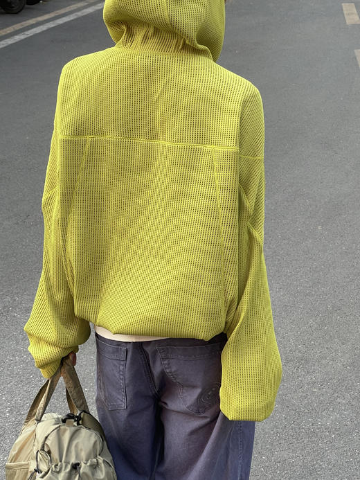 CryingCenter 网球线迹连帽夹克 空气网眼外套 哭喊中心 商品图7