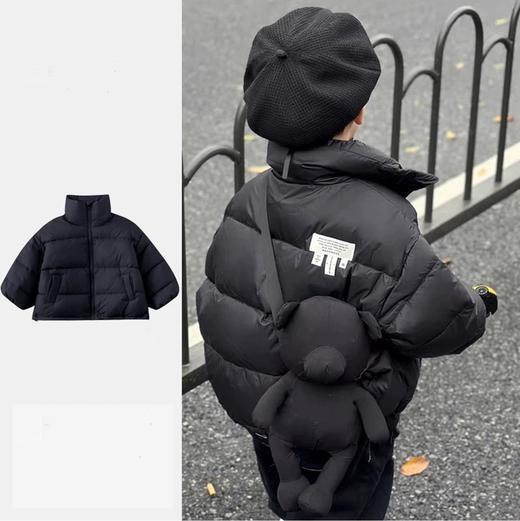 【清仓特价3000件！】儿童立领面包儿童棉服时尚加厚保暖童装棉衣纯色短款棉袄 商品图5
