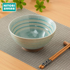 NITORI宜得利家居 家用餐具复古餐具浅口敞碗菜碗饭碗大碗