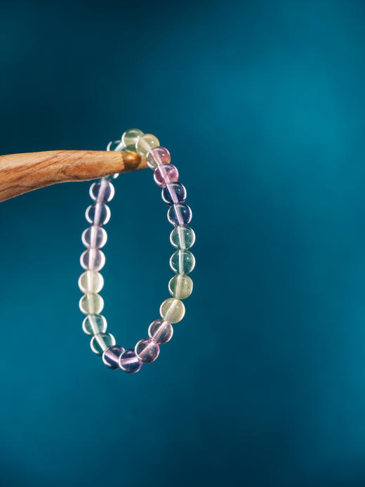 迷罗元和堂 萤石单圈手串马可龙色珠径0.8【器悟雅玩】 商品图1