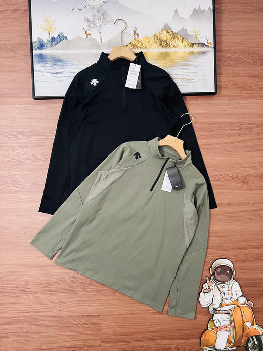 迪桑特TRAINING综训训练运动健身男士吸湿速干长袖 商品图3