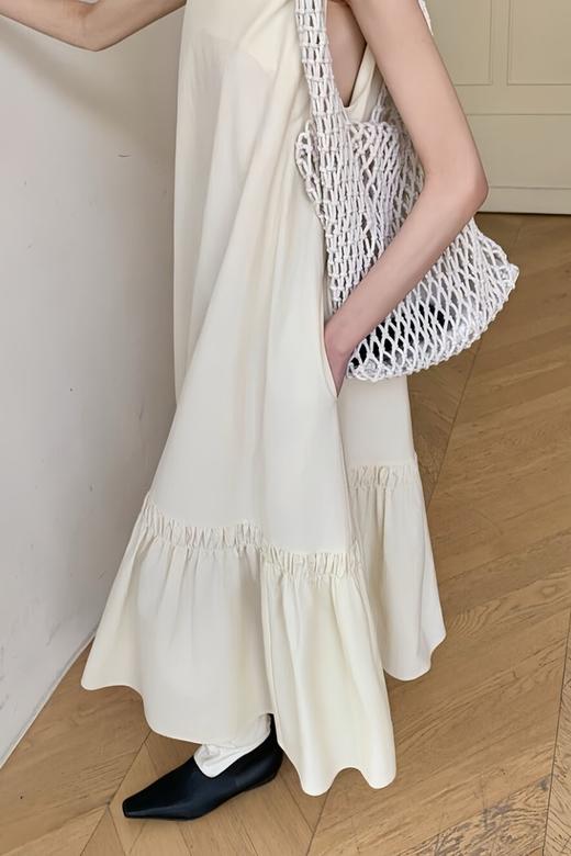 Kai & Kiera 极简无袖A字宽松大摆气质连衣裙 22049 商品图8