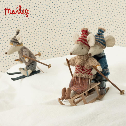 Maileg 鼠姐姐-红色 迷你场景系列 过家家玩具 迷你精致 北欧风创意设计 适合3岁以上 丹麦国宝级玩具品牌 17-4205-00 商品图4