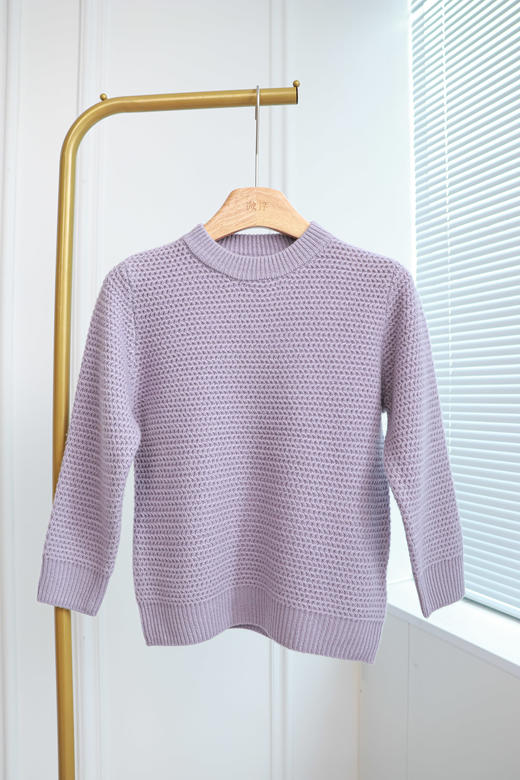 儿童暖暖花纱羊毛衣 商品图3