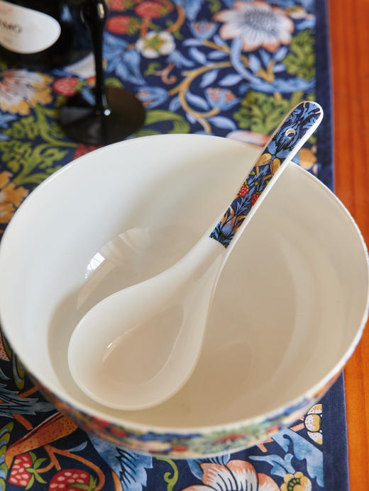 补货返团 新增饭碗、汤勺等‼️英国Morris草莓小偷骨瓷马克杯/汤碗/餐盘 商品图12