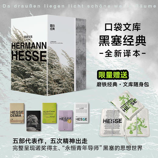 【磨铁】磨铁经典文库系列：黑塞文集（全五册） 限量加赠随身包 商品图0