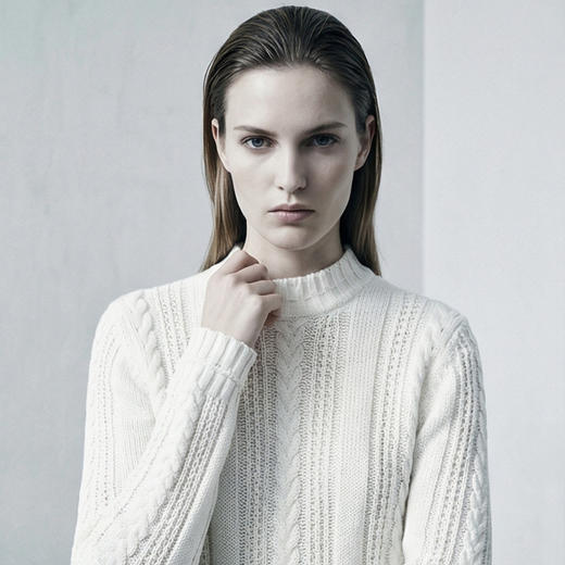 KINGDEER/KD秋冬新款时尚百搭女式羊绒衫L805955经典基本款/气质款鹿王 商品图7