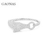 GAONAS  神驹纳祥 贵气豪镶白色马手镯11903SW 商品缩略图1