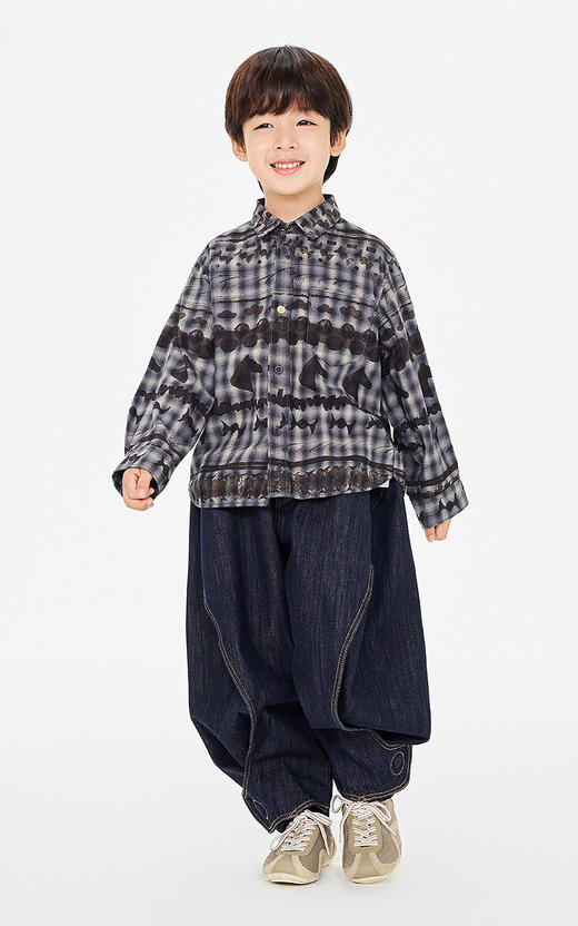 jnby   26年春款  长袖衬衣  1Q1211440 商品图0