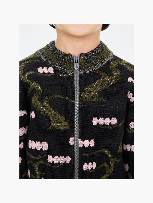 jnby  26年春款  短款开襟毛衫 1Q1312050 商品图3