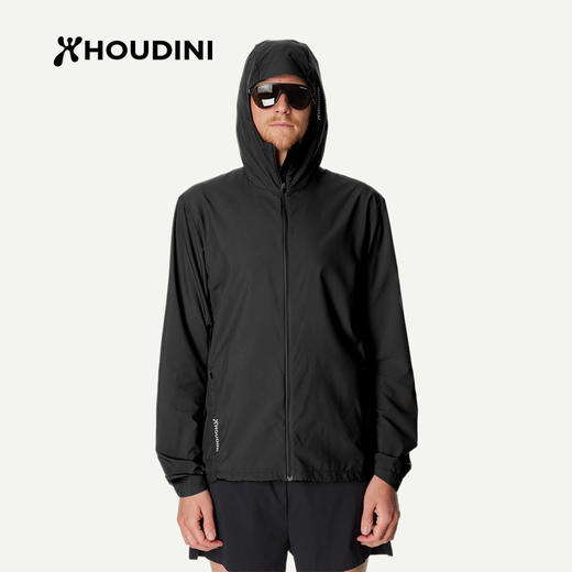 HOUDINI胡丁尼 Pace Trail 疾速户外26春夏新男连帽骑行跑步防风夹克 810059 商品图6