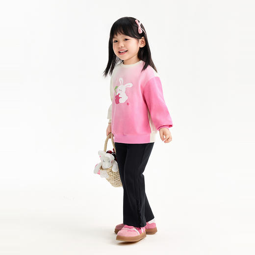 【实体店同款】女童圆领长袖卫衣春季新款安奈儿童装XG611052 商品图5