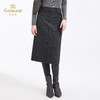 乔万尼优雅通勤气质修身人纹显瘦半身裙ED4D851 商品缩略图1