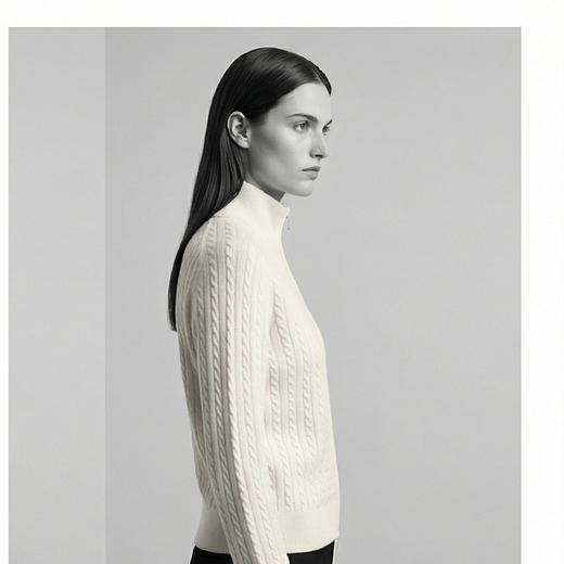 KINGDEER/KD 秋冬新款女式长袖羊绒衫L805752经典基本款/气质款鹿王 红色 商品图12