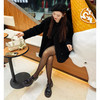 经典鲨2026春专柜新品百搭黑色4.5cm中粗跟通勤乐福鞋单鞋女KW230-617051 商品缩略图3