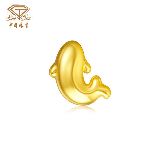 黄金投资锦鲤金豆 足金黄金工艺金鱼跃金异形金豆金条收藏攒钱理财生日送礼物 商品图0