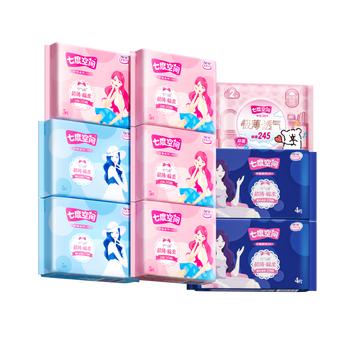 七度空间优雅卫生巾超薄透气棉柔空气感日夜组合姨妈巾40片【新国标认证】 /个人护理 /女性护理 /卫生巾 商品图0