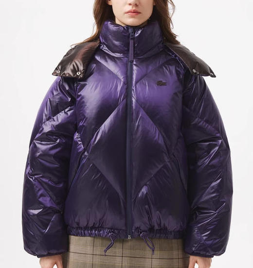 LACOSTE法国鳄鱼女羽绒外套BF8416-986PI 商品图0