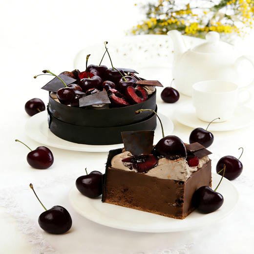 2026年马年新品蛋糕  岛屿*黑钻映红宝石  熔岩巧克力生日蛋糕（深圳同城） 商品图1