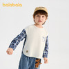 【商场同款】巴拉巴拉童装儿童长袖t恤男童2026新春装拼接假两件 商品缩略图1
